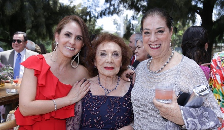  Dulce Herrera, Carmen Fernández y Gema Leos.