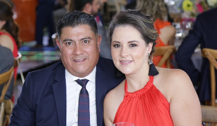  En la boda.