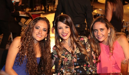 Alejandra Rangel, Marimar Diego y Ana Gaby Díaz Infante.