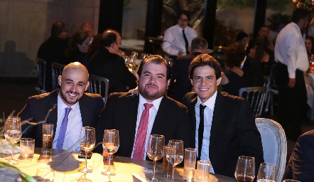  José Maza, Toño Rojas y José Cabrera.