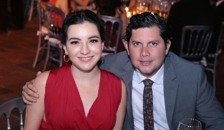 Yusa de la Rosa y Rodrigo Palos.