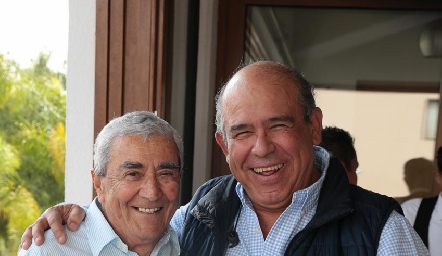 Giva Galván y Pedro Leal.