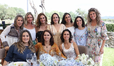  Rosamary Rosillo, Elena Sampere, Lety Orozco, Nancy Puente, Cynthia Padilla, Pelusa Ávila, Karina Romero, Ceci Compean, Fernanda Félix y Anel Ávila.