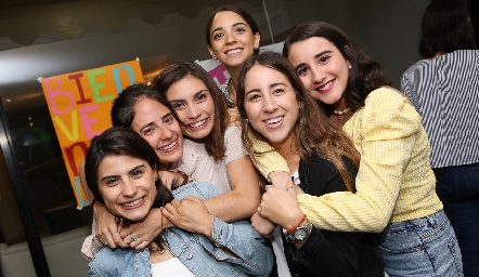  Tere Cadena, Ale Ascanio, Ana Sofía Rodríguez, Sofía Álvarez, Diana Olvera y Claudette Villasana.