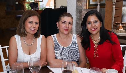  Patricia Haro, Mabel Abraham y Laura Gama.