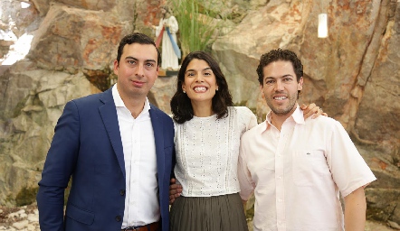 Jorge Castelo, Adriana Torres y Paco Dauajare.