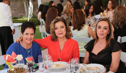  Tita García, Soledad Vega y Verónica Rodríguez.