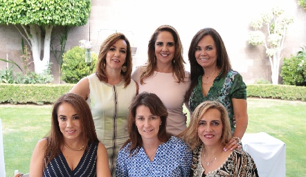  Alejandra Ávila, Gabriela Payán, Elsa Tamez, Lorena Herrera, Tawi Garza y Mimí Hinojosa.