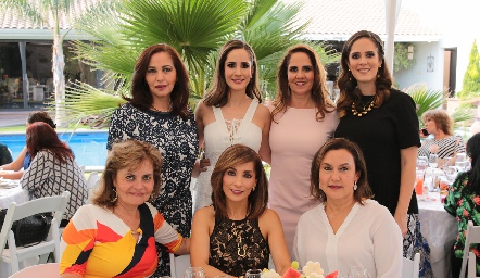  Olga Lorena Castro, Dani Mina, Gaby Payán, Ana Gaby Mina, Ángeles Hermosillo, Silvia Tapia y Claudia de Paredes.