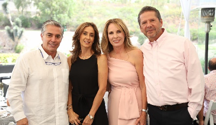  Gerardo Serrano, Mónica Gaviño, Lupita Pereda y Alejandro Santibáñez.