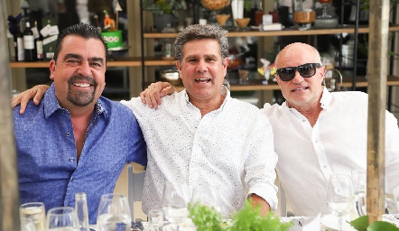  Javier Gómez, Galo Galván y Tomás Alcalde.