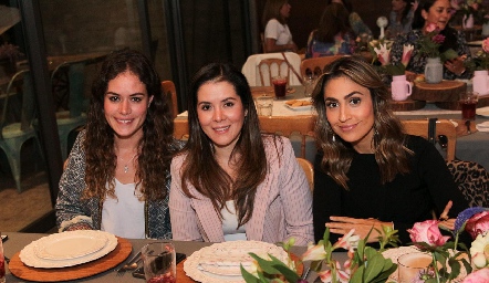  Alejandra Salazar, Mitzi Mier y Ana Laura Barrales.