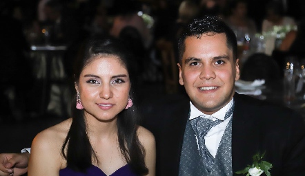 Arlette Hernández y Alejandro González.