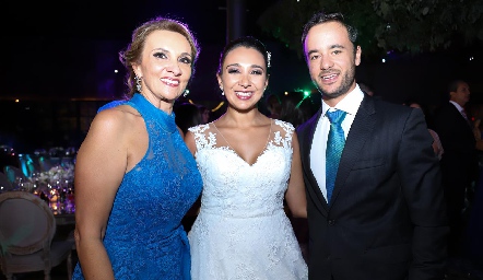  Norma Galarza, Pamela Tomás Obrador y Daniel Villarreal.