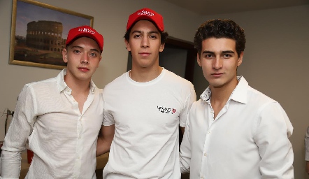  Chema Zulaica, Eduardo de Alba y Ricardo Pérez.
