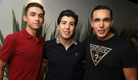  Miguel Castañeda, Daniel De Luna y Miguel Jonguitud.