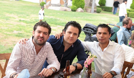  Manolo Ruiz, Alberto Bejarano y Luis Alvarado.
