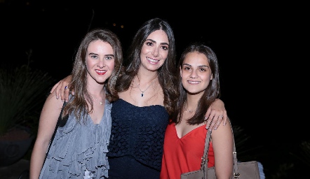  Mariana Álvarez, Cristina Lorca y Ana Karen Navarro.