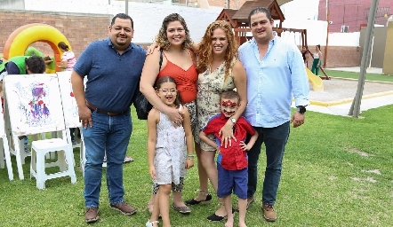  Víctor Zapata, Karla Vilet, Elisa Vilet, Eduardo Gouyonnet, Andrea y Eduardo.