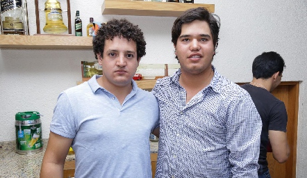  Alejandro Díaz de León y Alejandro Aguillón.