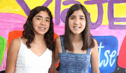  Sofía y Mariel Espinoza.