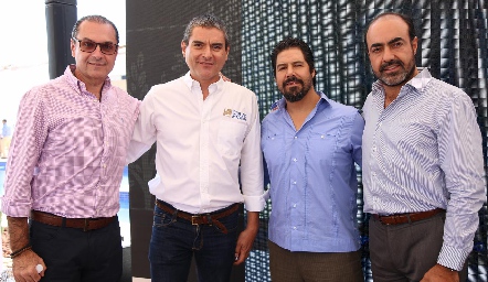 Toño Nieto, Jorge Hermosillo, Miguel Martínez y Gustavo Puente Orozco.