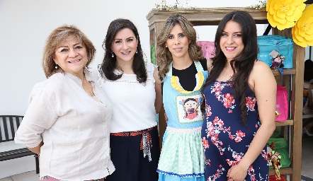  Rita Loredo, Paulina Rivera, Sara Guzmán y Ale Rivera.