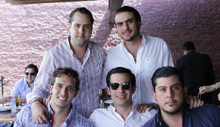  Andrés Mina, Manuel Saiz, Benjamín Martín Alba, Rodolfo Ortega y Toro Gómez.