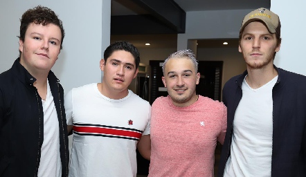  Manu Gómez, Jaime Padilla, Alejandro Elizondo y Andrés Bárcena.