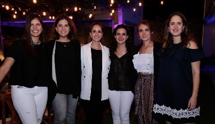  Alejandra y Valeria Siller, Dani Mina, Yolanda Aguillón, Pily Castañón y Ana Gaby Mina.