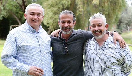  Daniel García, Luis Medlich y Manuel Carreras.
