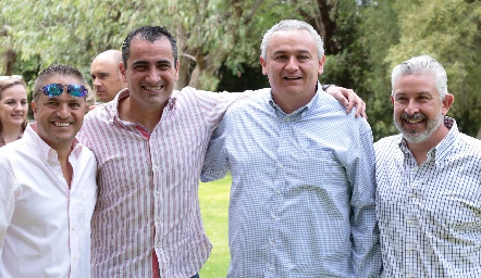  Alejandro Pérez, Ernesto Sandoval, Daniel García y Manuel Carreras.