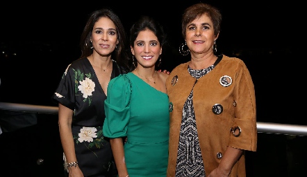  Maribel Lozano, Maribel Rodríguez y Ana Laura Villarreal.