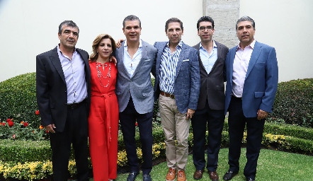  Horacio, Ana Emelia, Javier, Abraham, César y Rafael Tobías Gómez.