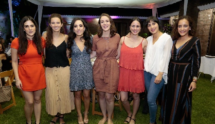  Andrea Lozano, Liliana Acosta, Ale Zepeda, Tere Ledezma, Gaby Álvarez, Marina Gómez e Isa Torres.