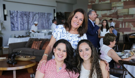  Carolina Aldana, Cecilia Mancilla y Ale Rangel.