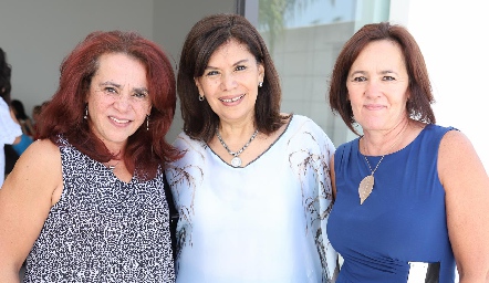  Maribel Rangel, Tita Ruiz y Laura Valle.