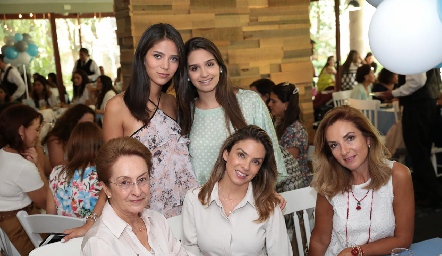  Paola Ruiz, Sofía Garfias, Martha Elena Gutiérrez, Martha y Rocío Mexicano.