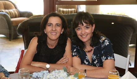 Montse Gómez y Marusa Maza.