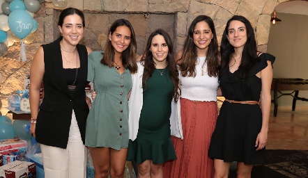  Alejandra Maza, Cristina Dávila, Luciana Rodríguez, Andrea Ascanio y Saide Gómez.