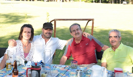  Isabel Torre, Renato Valle, Guillermo Borbolla y Mariano Borbolla.