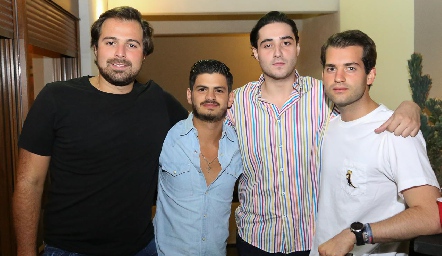  Miguel Gaviño, Oscar Cabrera, Roberto Zollino y Pablo Zendejas.