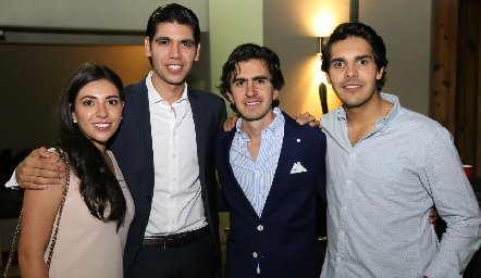 Cristy Lorca, Rafael Tobías, Memo Gómez y Mauricio Tobías.