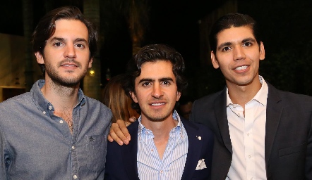  Eduardo Torre, Memo Gómez y Rafael Tobías.