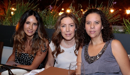  Liliana Soto, Anna Astrid Navarro y Majo González.