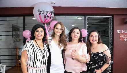  Diana Reyes de Romo, Ivonne Guajardo de Romo, Elsa Rivera de Guajardo y Susana Lozano de Romo.