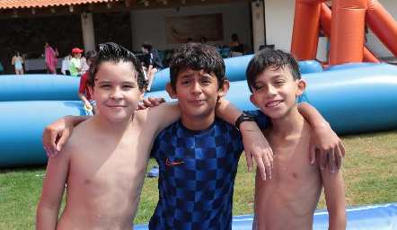  Gael, Miguel y Ricardo.