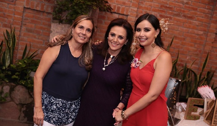  Norma Sánchez, Lorena Guerra y Erika Guizar.