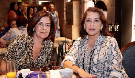  Coco Mendizábal e Irene Rangel.