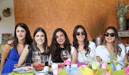  Regina Pichardo, Paola Pichardo, Isa Rosillo, Fernanda González y María José Mata.